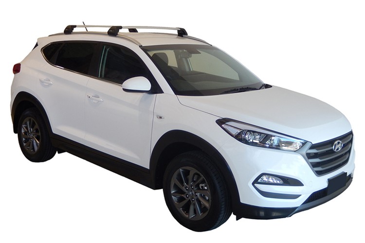 Barres de toit Hyundai Tucson (TL) Yakima - Argent