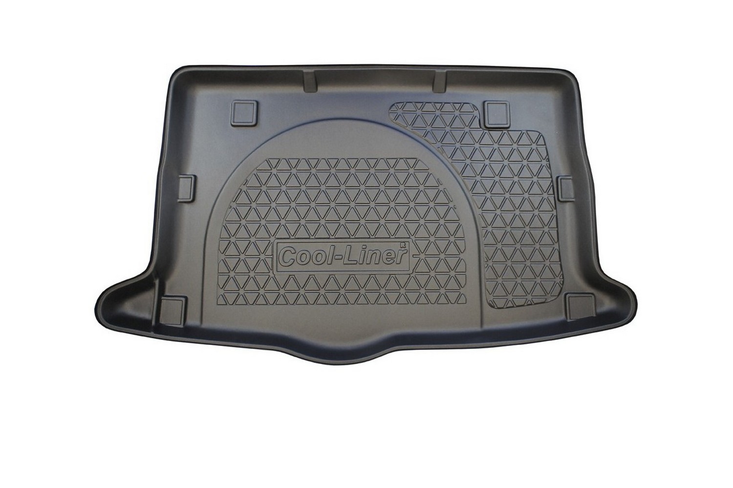 Kofferbakmat geschikt voor Hyundai Veloster 2011-2018 Cool Liner anti-slip PE/TPE rubber