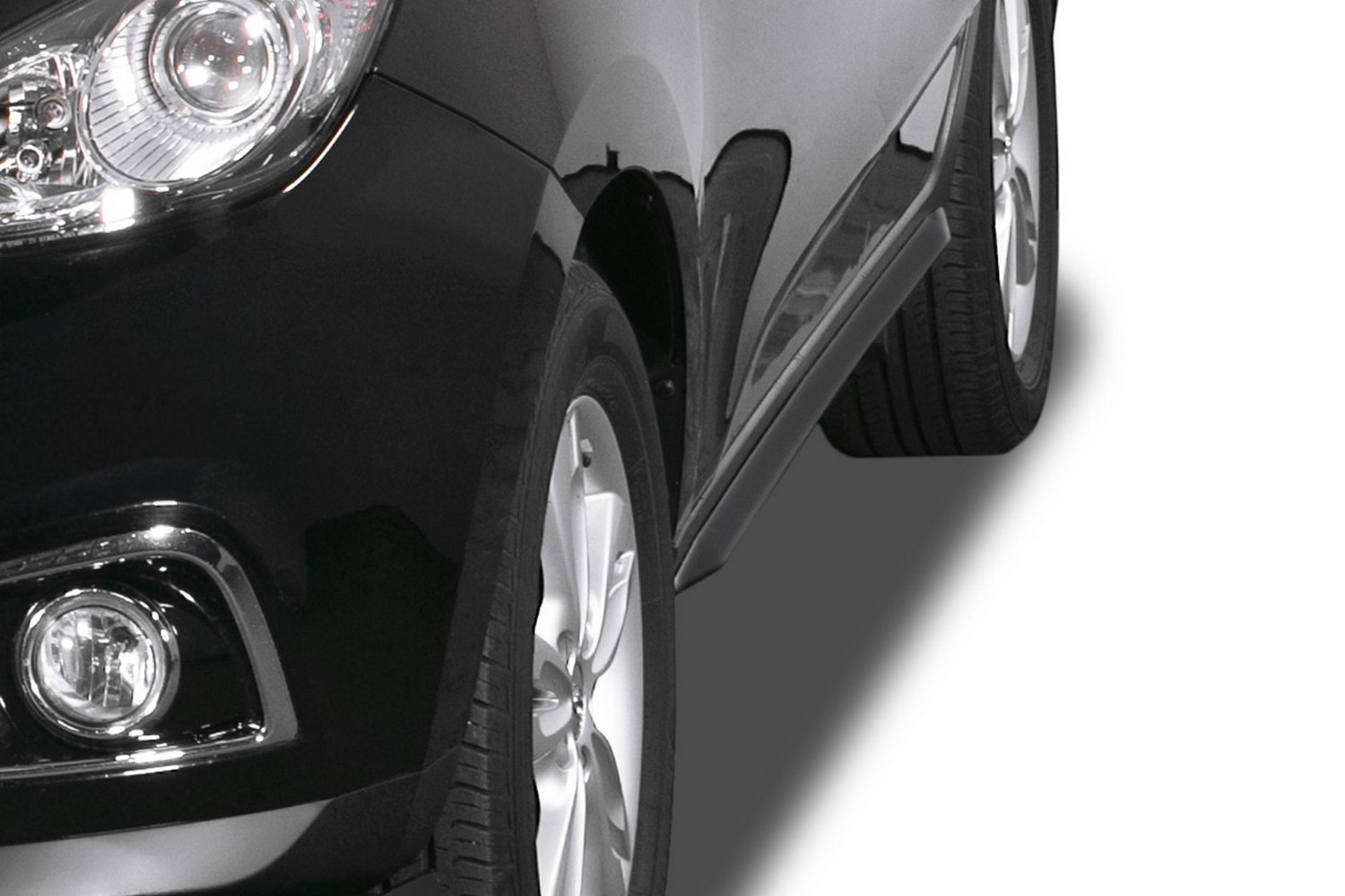 Side skirts suitable for Hyundai ix35 2010-2015 &#34;Slim&#34; ABS