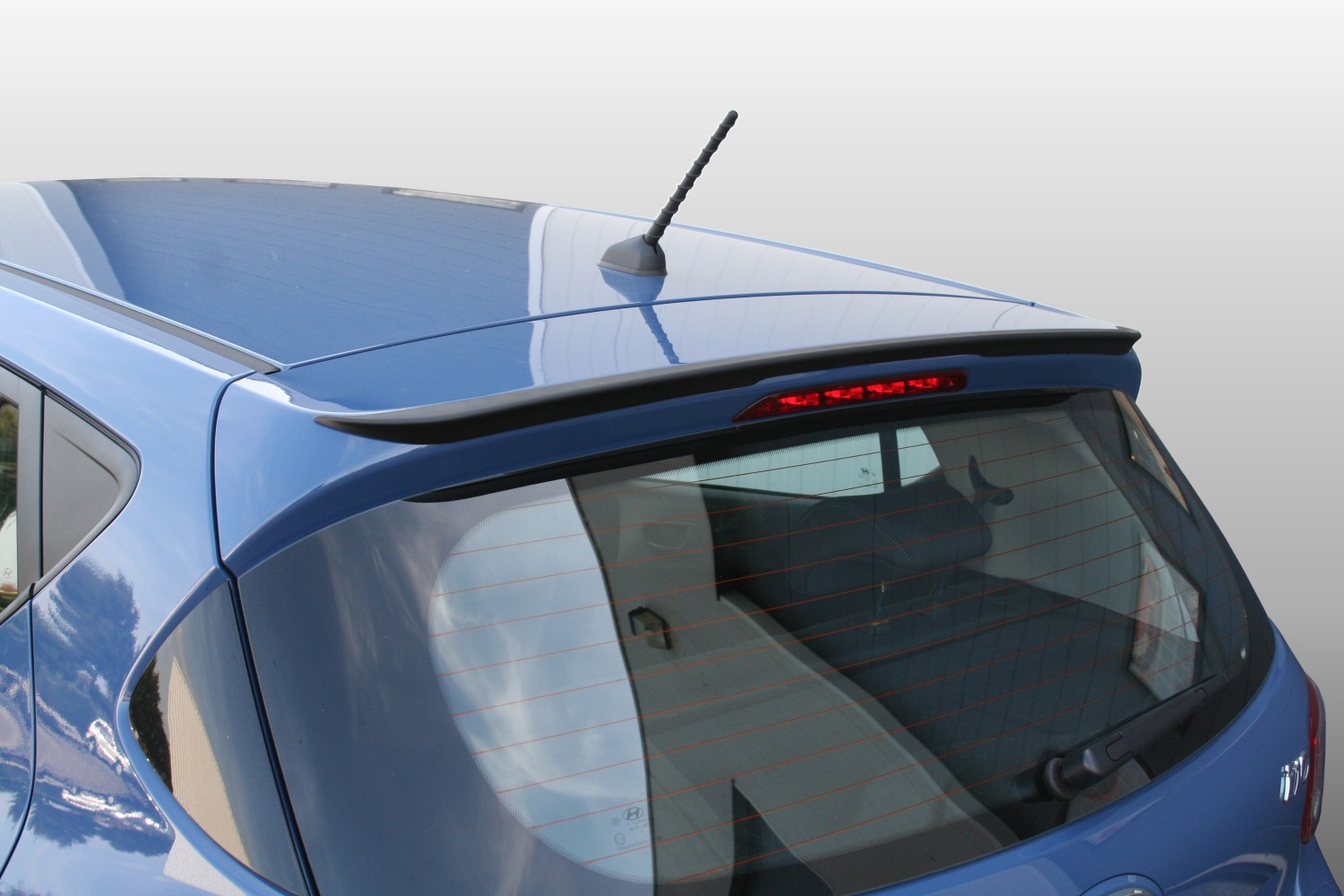 Roof spoiler lip Hyundai i10 (IA-BA) 2013-2019 5-door hatchback matt black