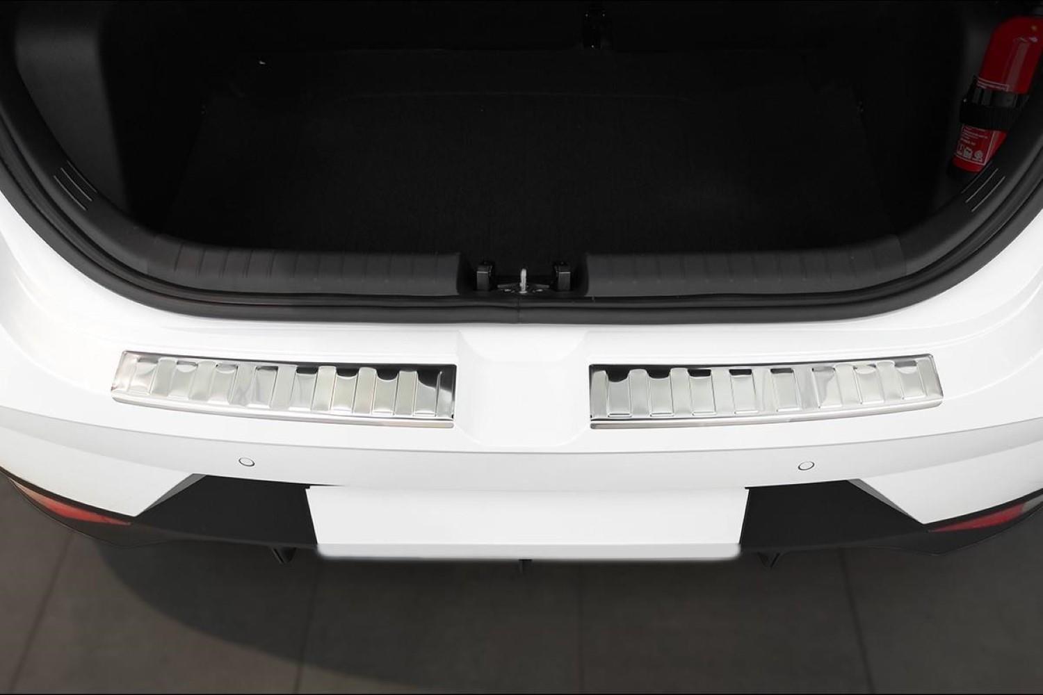 Bumperbeschermer geschikt voor Hyundai i20 (BC3) 2020-heden 5-deurs hatchback RVS geborsteld