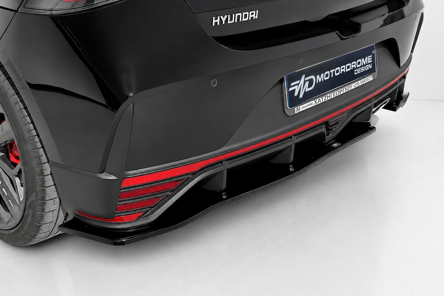 Diffusore posteriore Hyundai i20 (BC3) 2020-presente berlina 5 porte ABS Diffusore posteriore Hyundai i20 (BC3) 2020-presente berlina 5 porte ABS