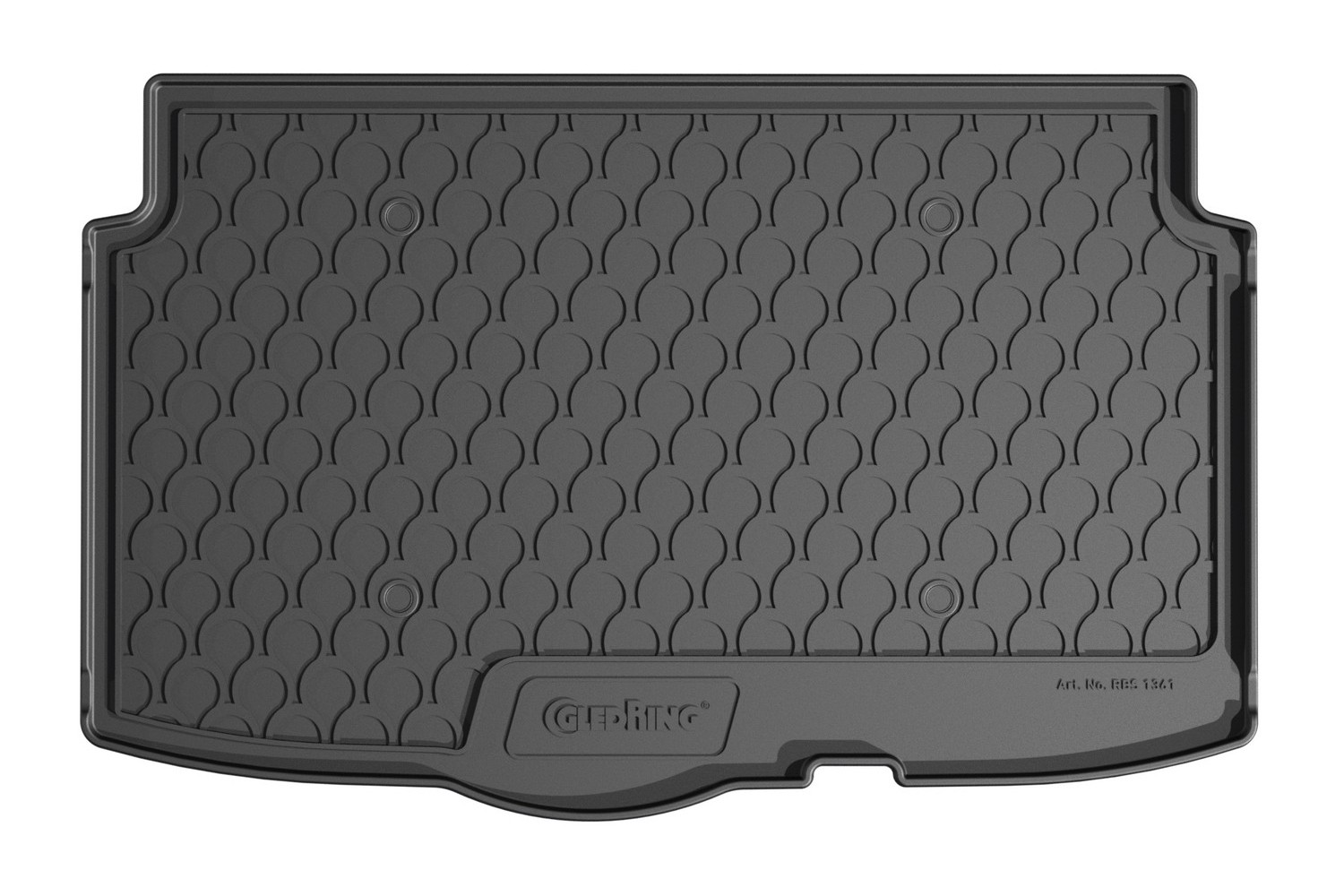 Boot mat Hyundai i20 (BC3) 2020-present 5-door hatchback anti slip Rubbasol rubber