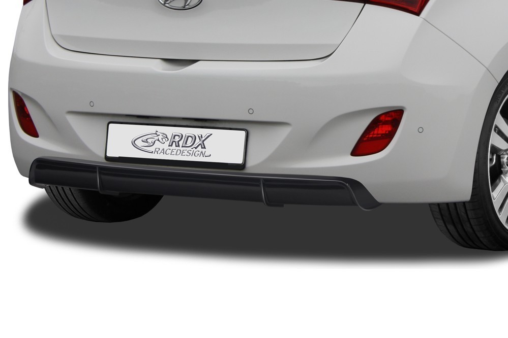 Rear diffuser suitable for Hyundai i30 (GD) 2012-2017 5-door hatchback ABS