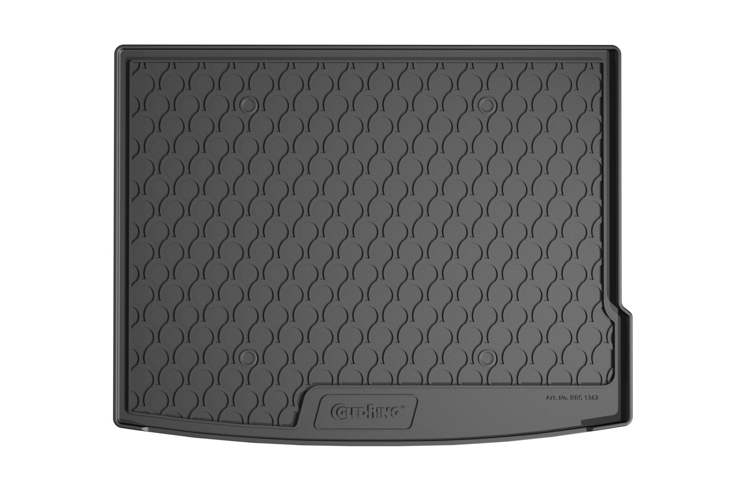 Kofferraummatte passend für Hyundai Kona (SX2) 2023-heute anti-rutsch Rubbasol Gummi