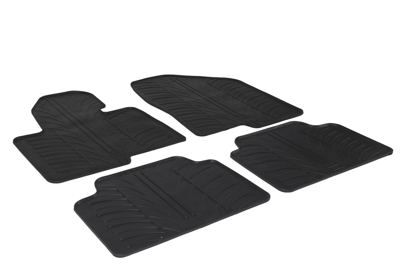 Tapis convient à Hyundai Santa Fe (DM) 2012-2018 caoutchouc Rubbasol