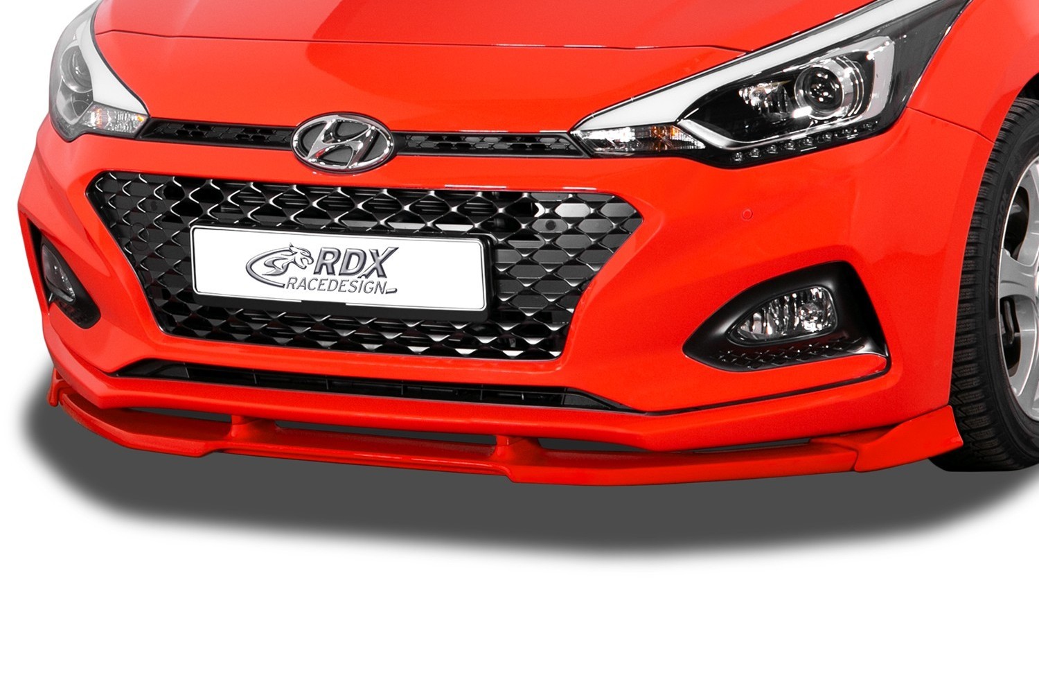 Front spoiler suitable for Hyundai i20 (GB) 2018-2020 5-door hatchback Vario-X PU
