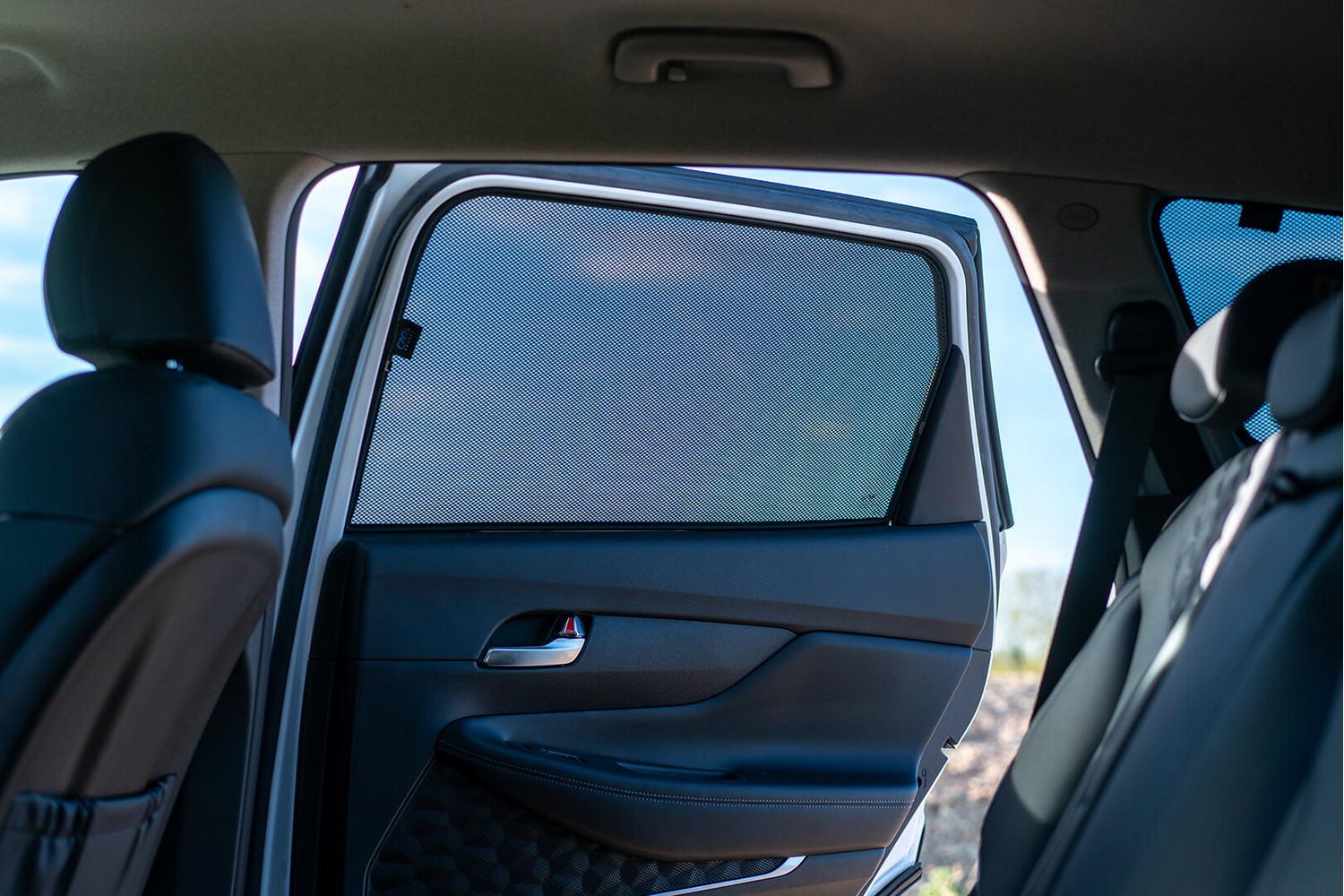 Sonnenschutz Hyundai Santa Fe (TM) 2018-2024 Car Shades - hintere Seitentüren