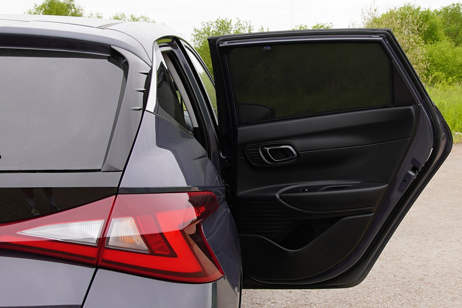 Sun shades suitable for Hyundai i20 (BC3) 2020-present 5-door hatchback Car Shades - rear side doors