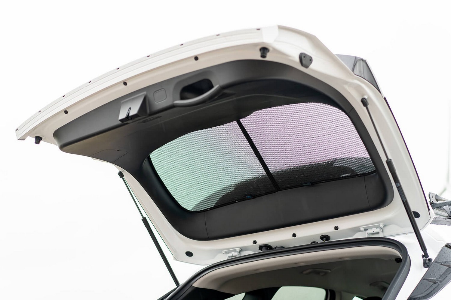 Hintere Windabweiser (1 Set) für die Fahrer und Beifahrerseite-CLS004M2117D  passend für Hyundai Tucson SUV, TYP NX4e, 5-Door, 2020- Dunkles Material :  : Auto & Motorrad