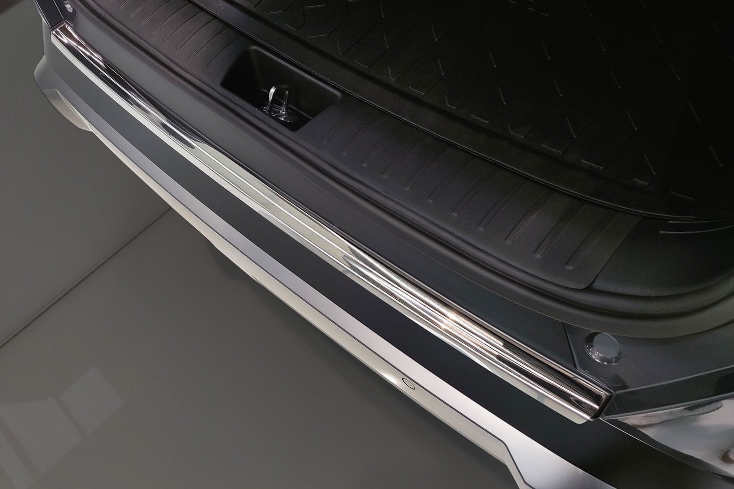Ladekantenschutz passend für Hyundai Kona (SX2) 2023-heute Edelstahl gebürstet