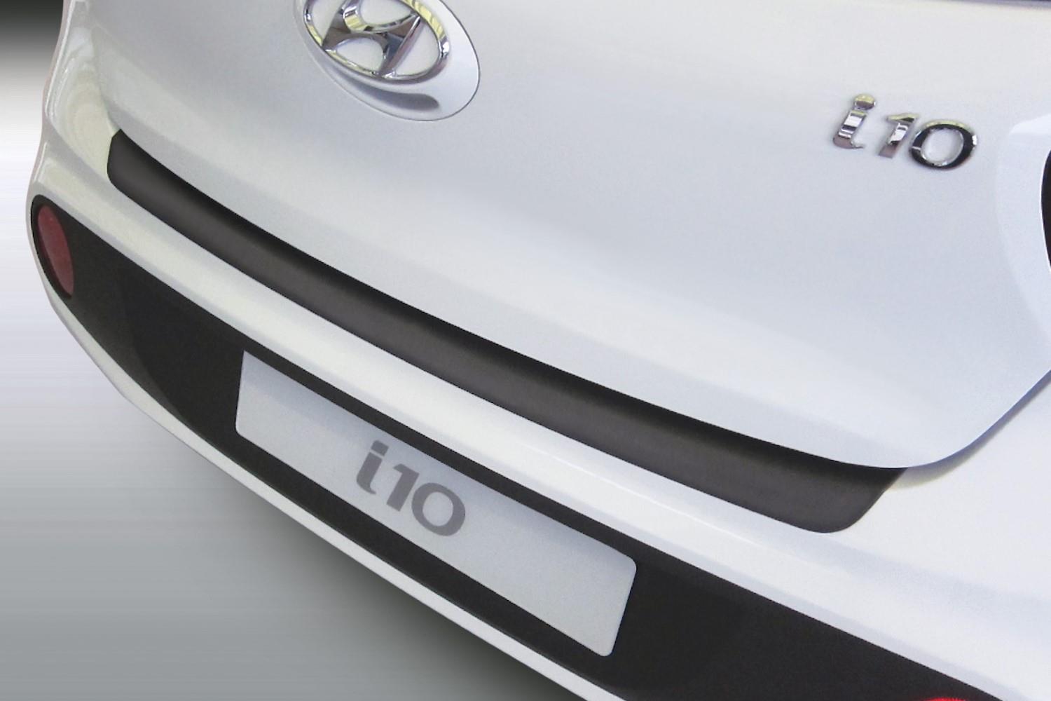 Bumperbeschermer geschikt voor Hyundai i10 (IA-BA) 2016-2019 5-deurs hatchback ABS - matzwart