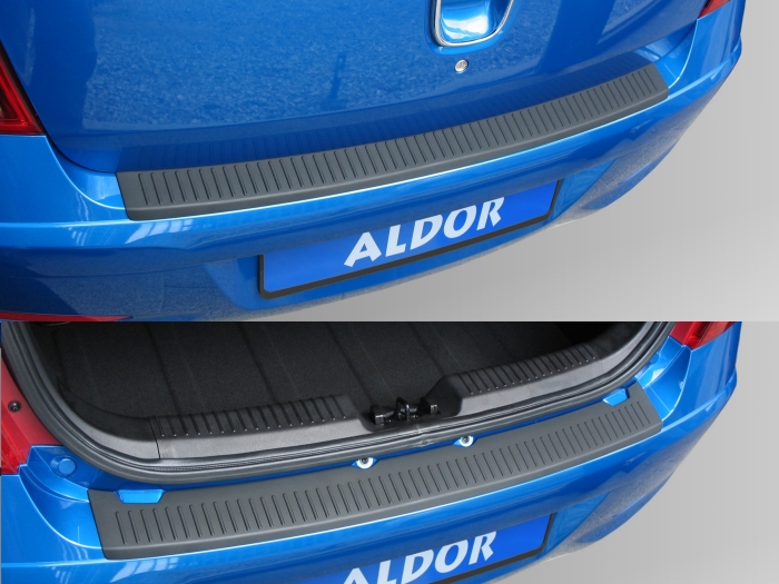 Rear bumper protector Hyundai i10 (PA) 2011-2013 5-door hatchback PU