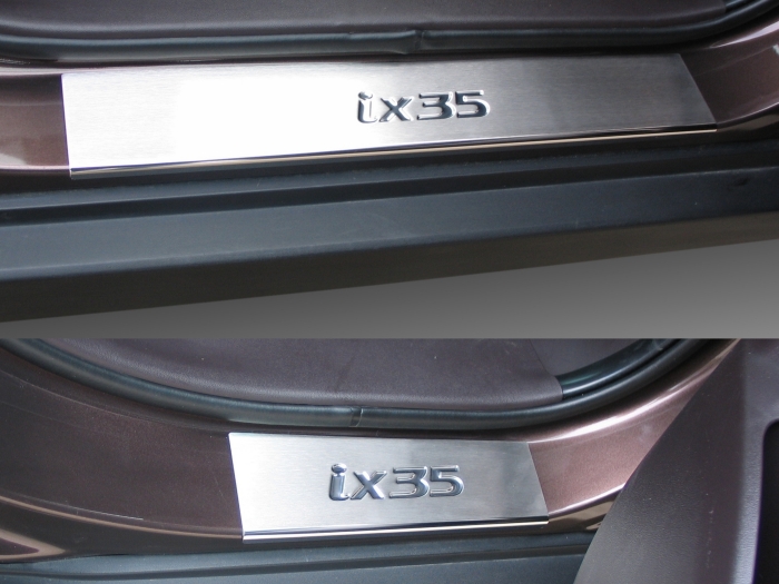 Instaplijsten geschikt voor Hyundai ix35 (LM) 2010-2015 - RVS 4-delig