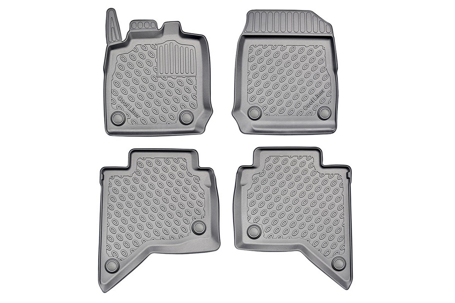 Car mats suitable for Isuzu D-Max III (RG01) 2021-present Cool Liner PE/TPE rubber