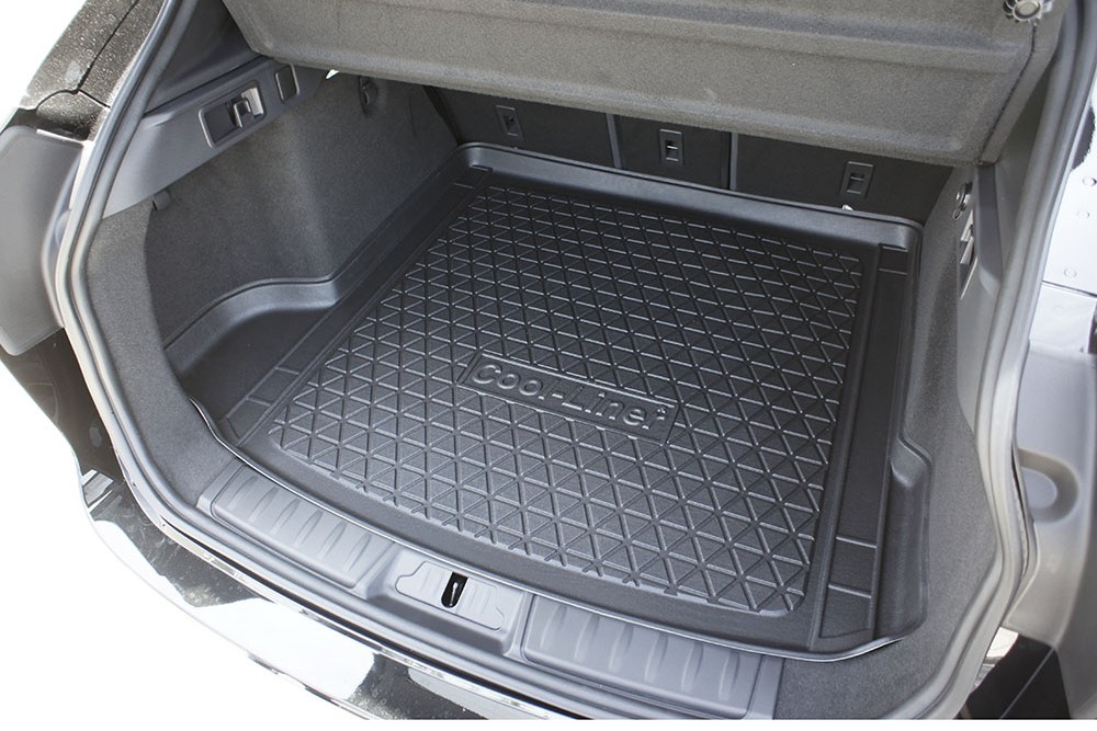 Car Rear Cargo Boot Liner Trunk Tray Floor Mat for Jaguar F-PACE 2018 Tailored Fit TPO Rubber Cargo Liner Cover Protector Pad Durable Non-Slip Waterproof Car Accessories Interior 