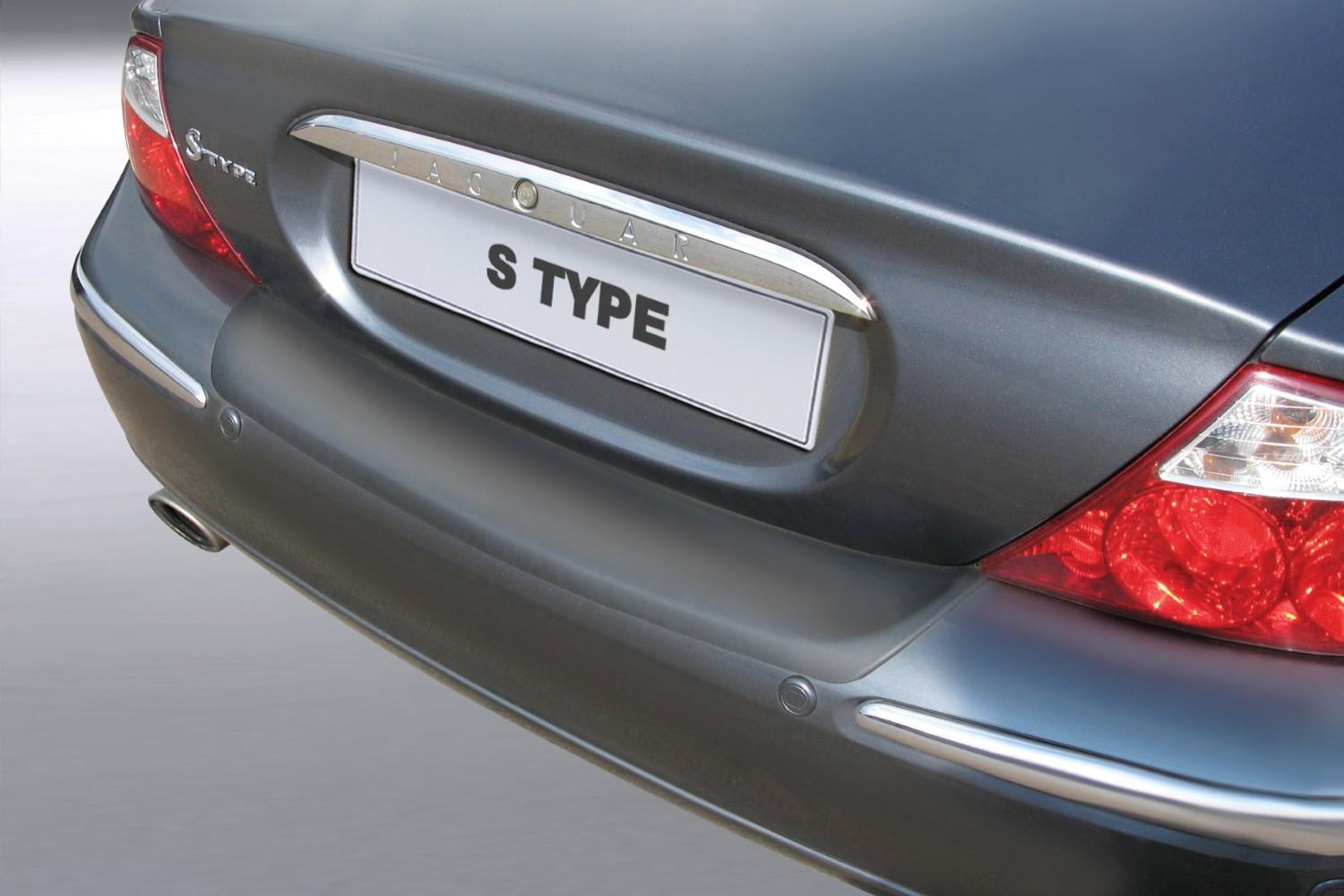 Rear bumper protector Jaguar S-Type 1999-2004 4-door saloon ABS - matt black