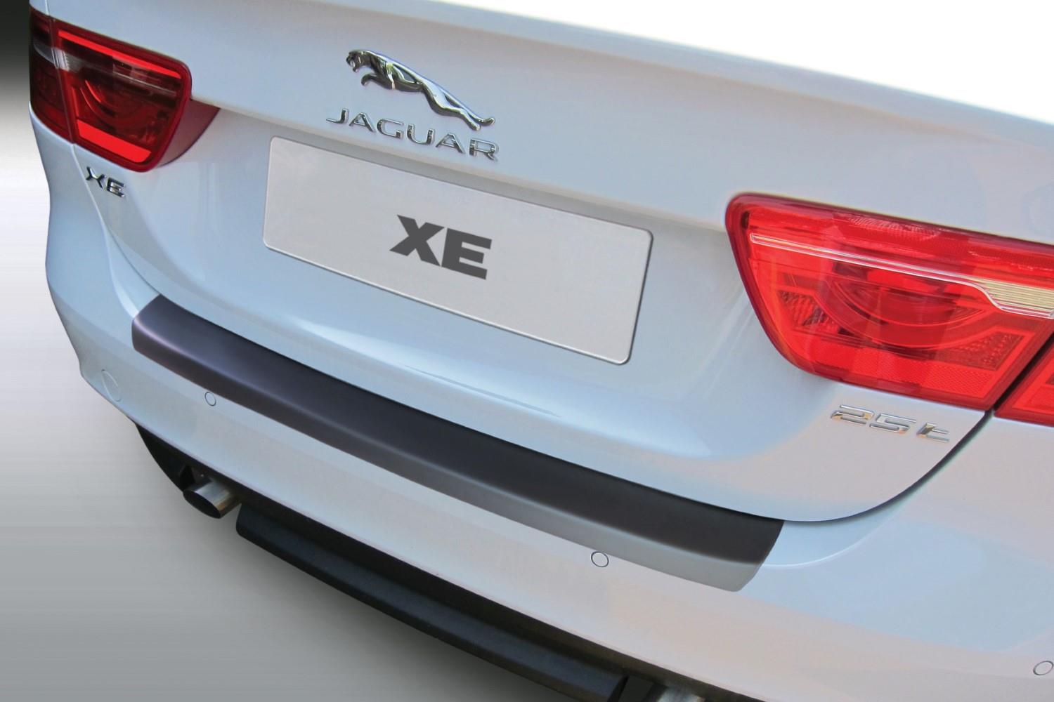 Rear bumper protector Jaguar XE 2015-present 4-door saloon ABS - matt black