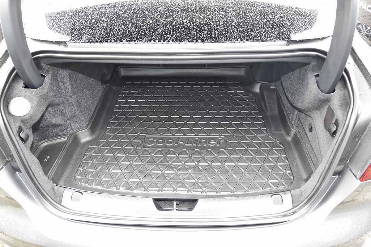 Voiture Sur Mesure Cuir Tapis Sol pour JAGUAR XJL low configuration 2010 -  2024 LHD, Antidérapant Imperméable Tapis Voiture Cuir, Toutes Les Météos