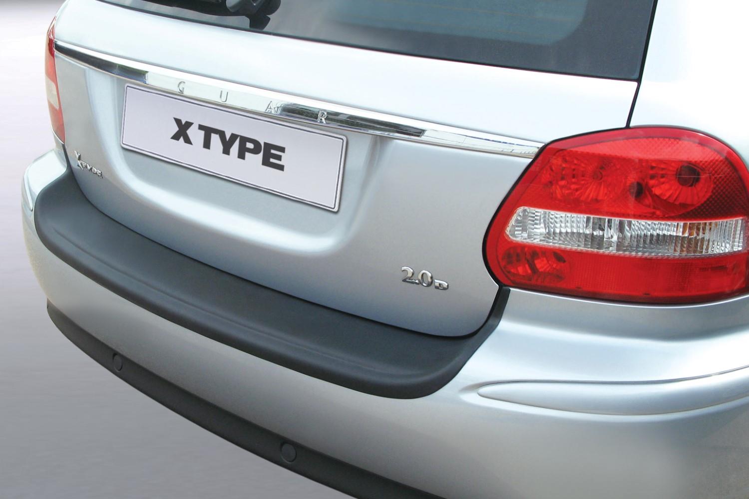 Rear bumper protector Jaguar X-Type Estate 2007-2009 wagon ABS - matt black