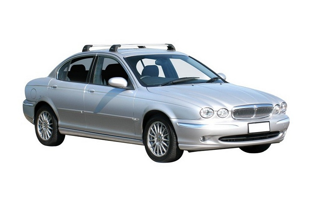 Roof bars Jaguar X-Type 2001-2009 4-door saloon Yakima Aero FlushBar (1)