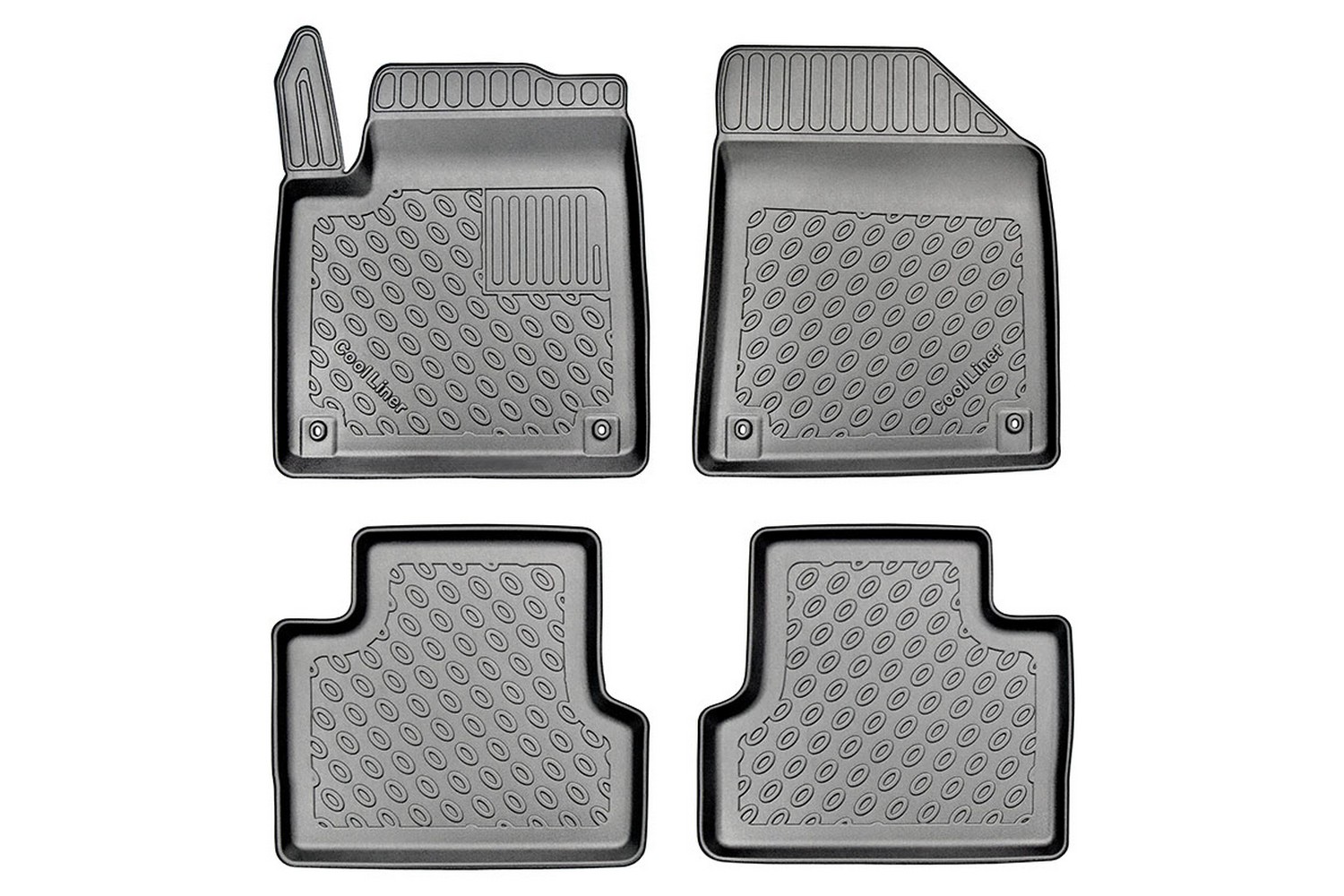 Tapis convient à Jeep Cherokee V (KL) 2014-2023 Cool Liner PE/TPE caoutchouc Tapis convient à Jeep Cherokee V (KL) 2014-2023 Cool Liner PE/TPE caoutchouc