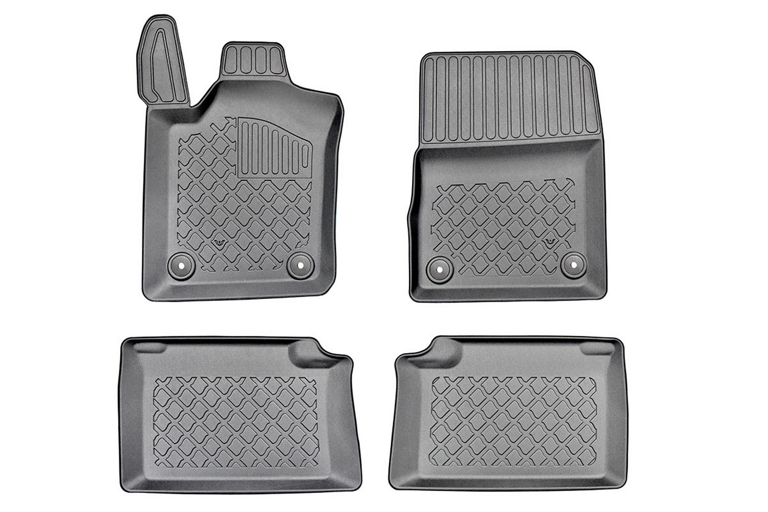 Tapis convient à Jeep Grand Cherokee IV (WK2) 2010-2021 Guardliner PE/TPE caoutchouc
