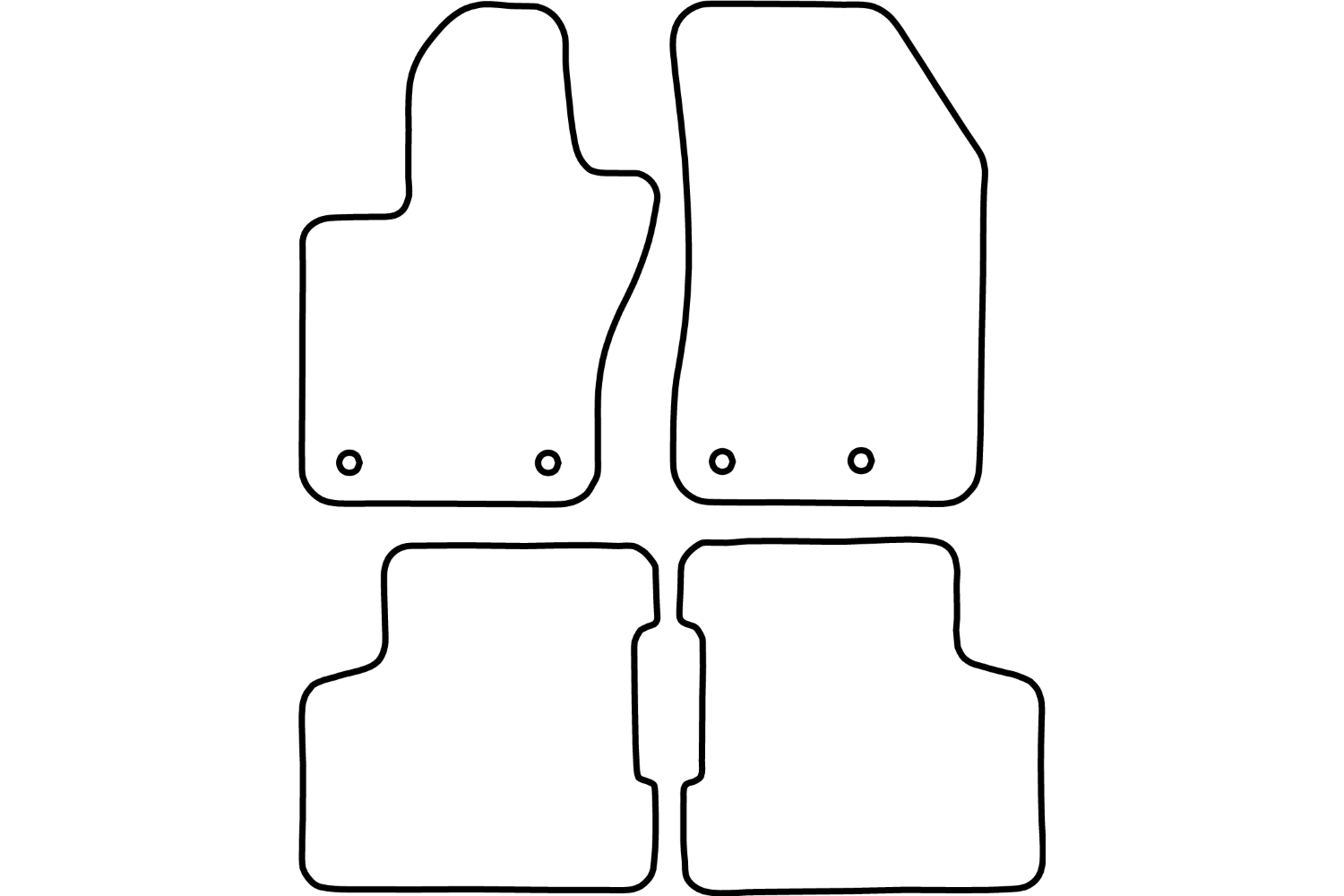 Car mats Jeep Renegade lux. velour Car Parts Expert