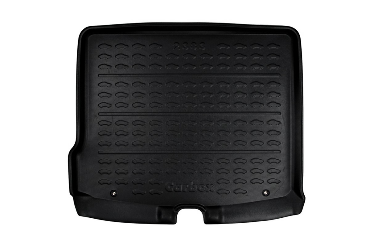 Boot mat Jeep Compass (MP) 2017-heden Carbox Form PE rubber - zwart