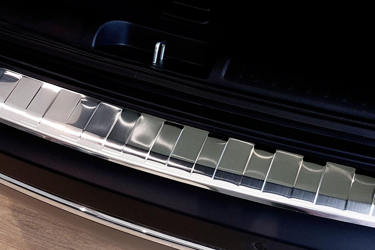 Bumperbeschermer geschikt voor Jeep Cherokee V (KL) 2019-2023 RVS geborsteld