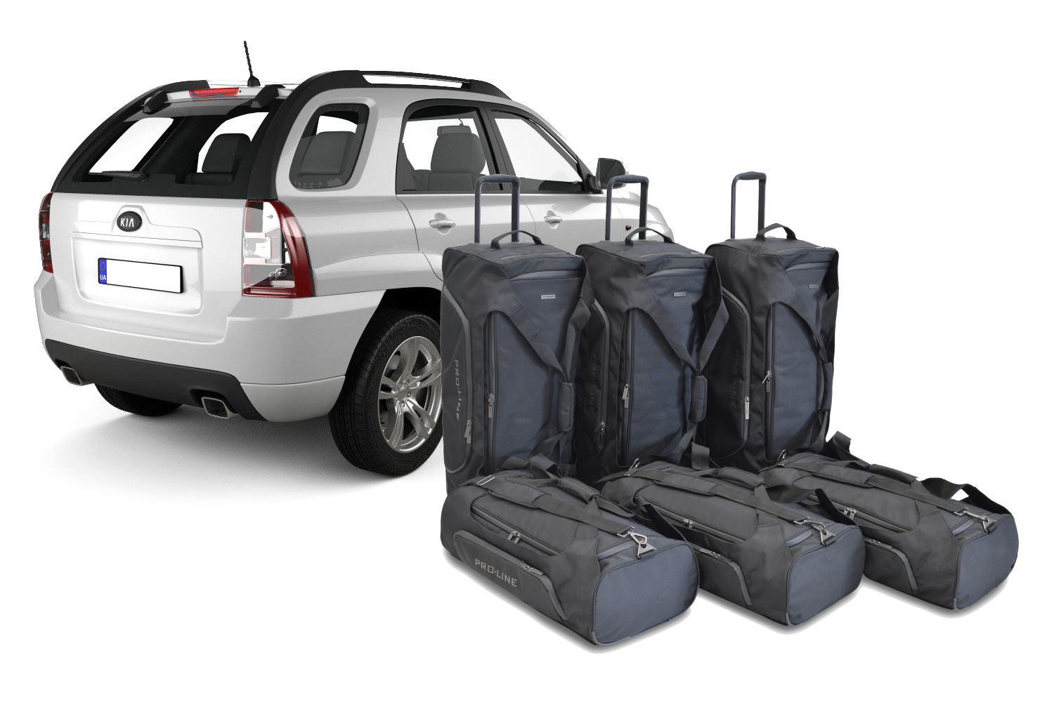 Reistassenset geschikt voor Kia Sportage III (SL) 2010-2015 Pro.Line