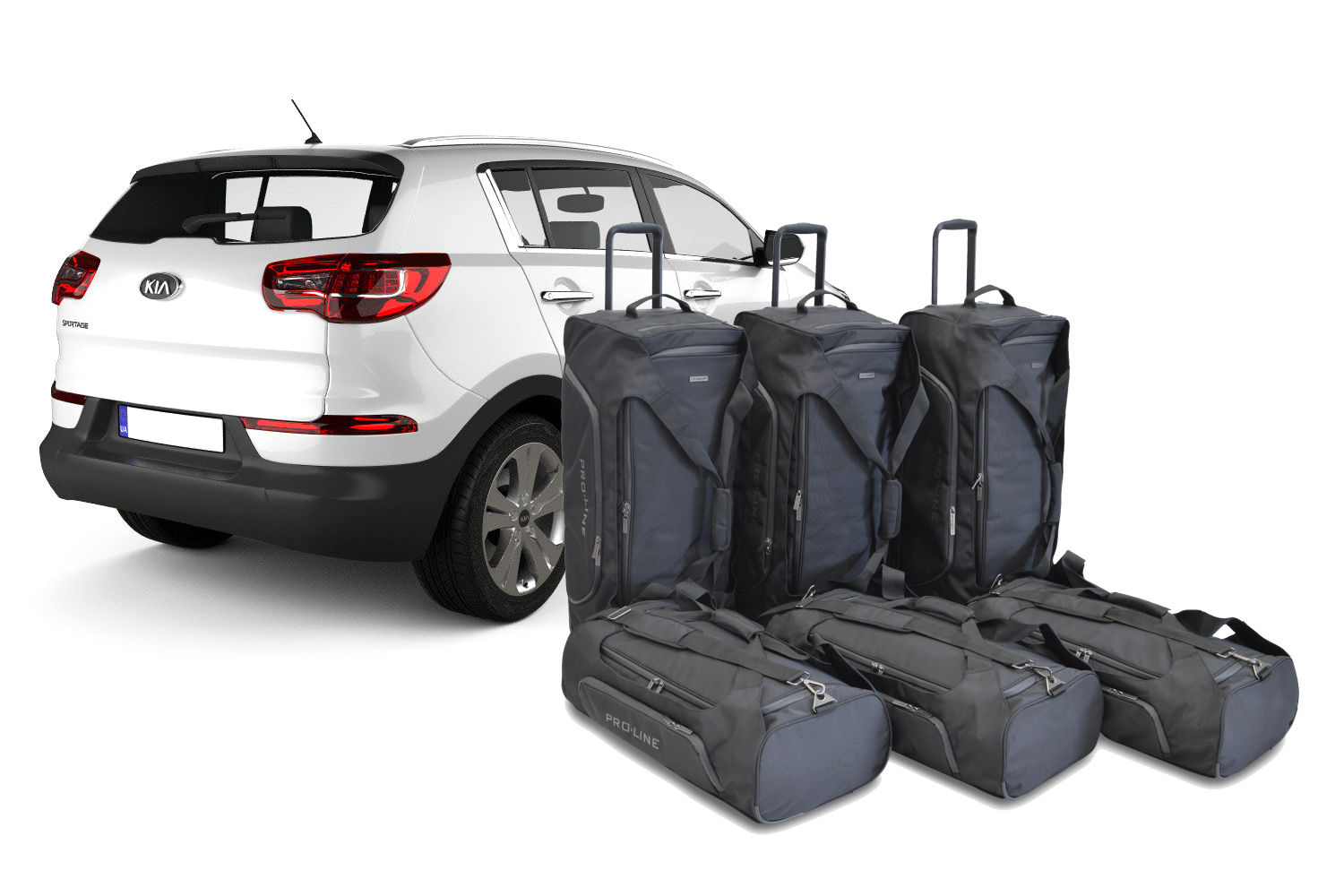 Travel bag set suitable for Kia Sportage II (JE) 2004-2010 Pro.Line