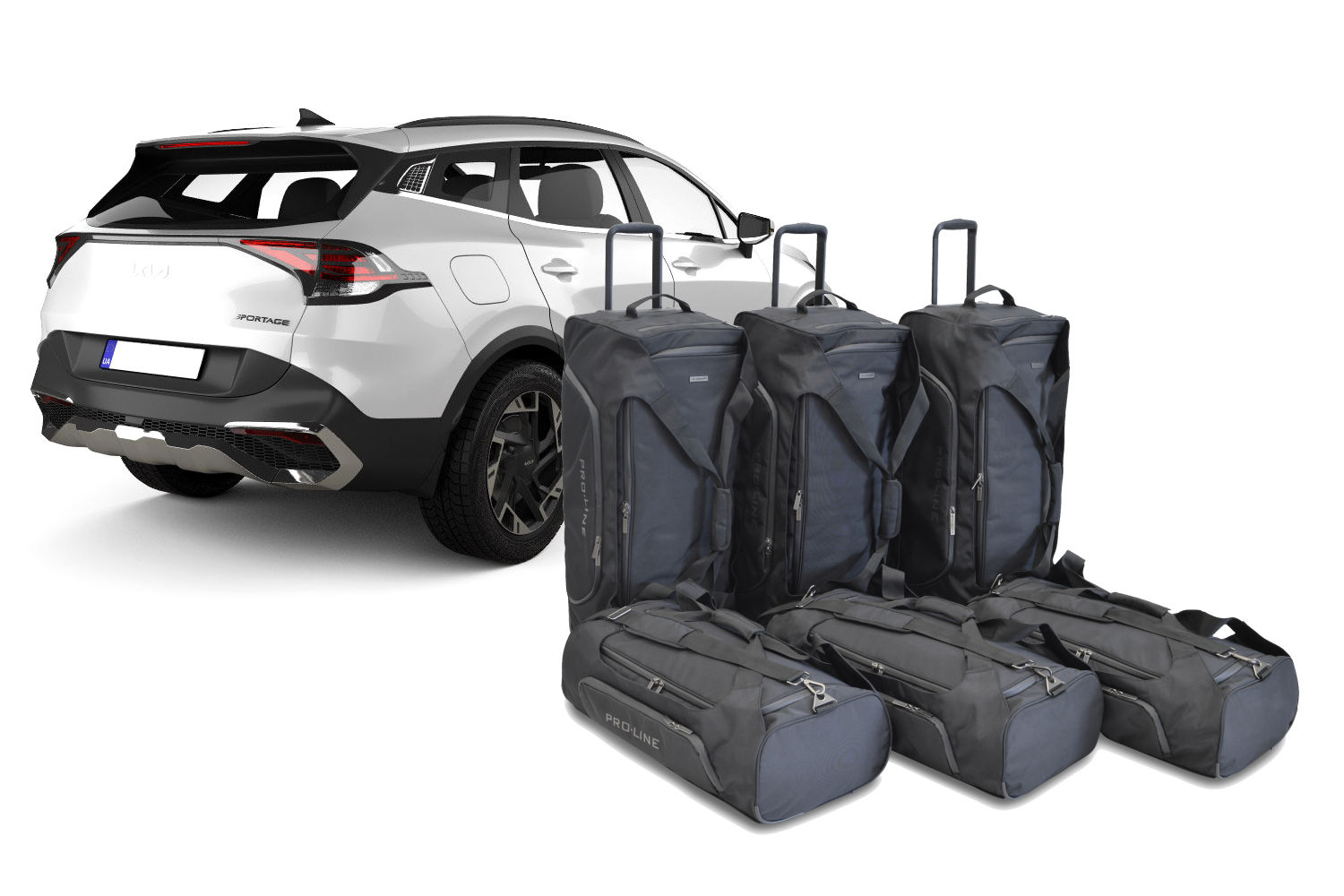 Set de sacs de voyage convient à Kia Sportage V (NQ5) 2021-présent Pro.Line
