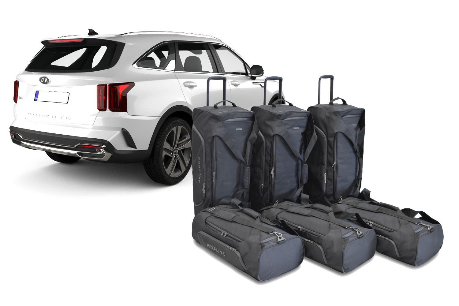 Set de sacs de voyage convient à Kia Sorento (MQ4) 2020-présent Pro.Line