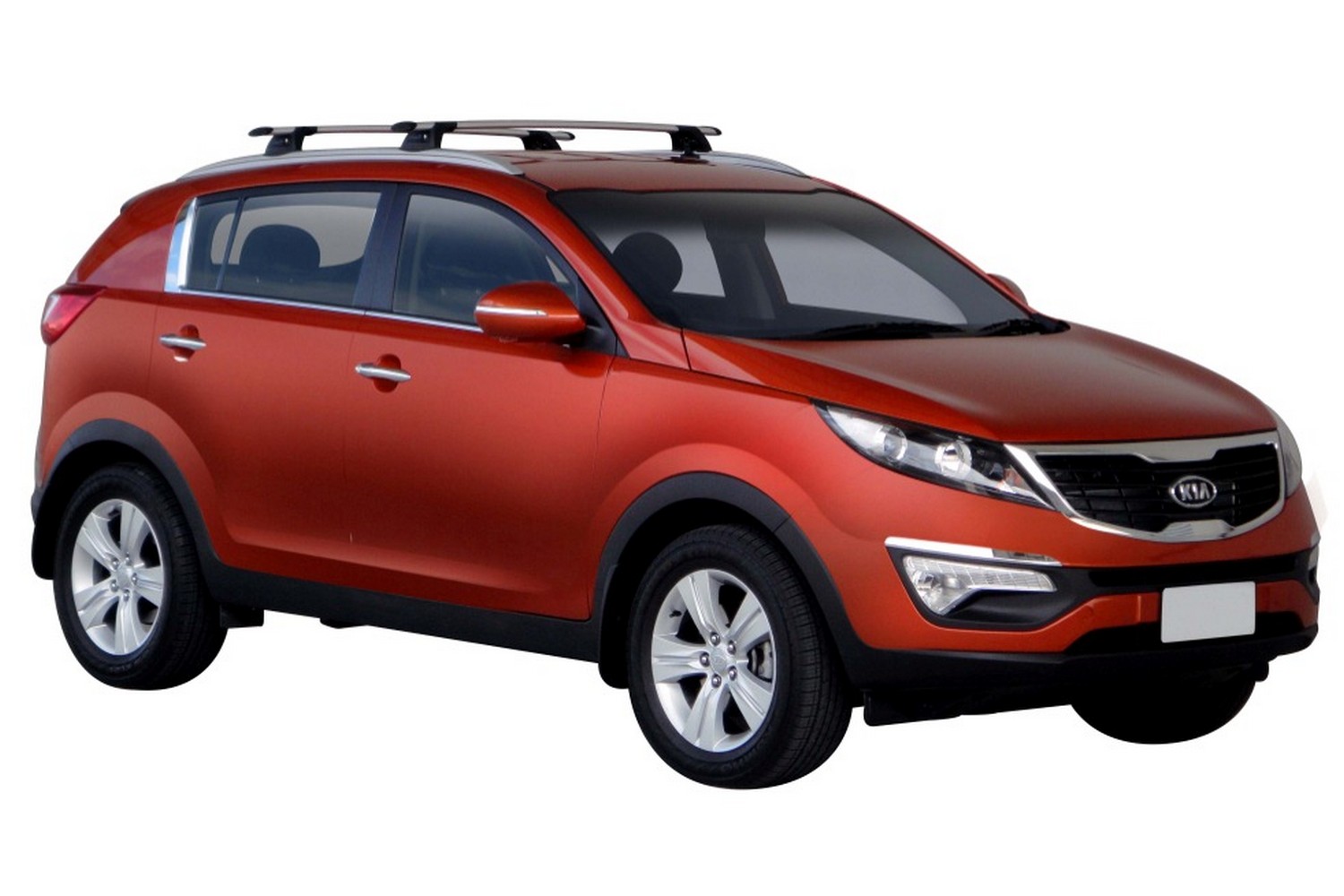 Roof bars Kia Sportage III (SL) 2010-2015   Yakima Whispbar Through Bar - KIA12SPWR (1)