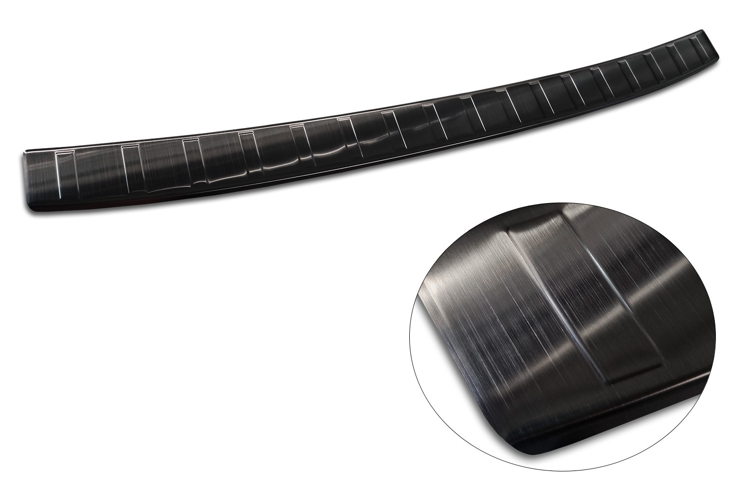 Rear bumper protector Kia Sportage V (NQ5) 2021-present stainless steel anthracite (5)