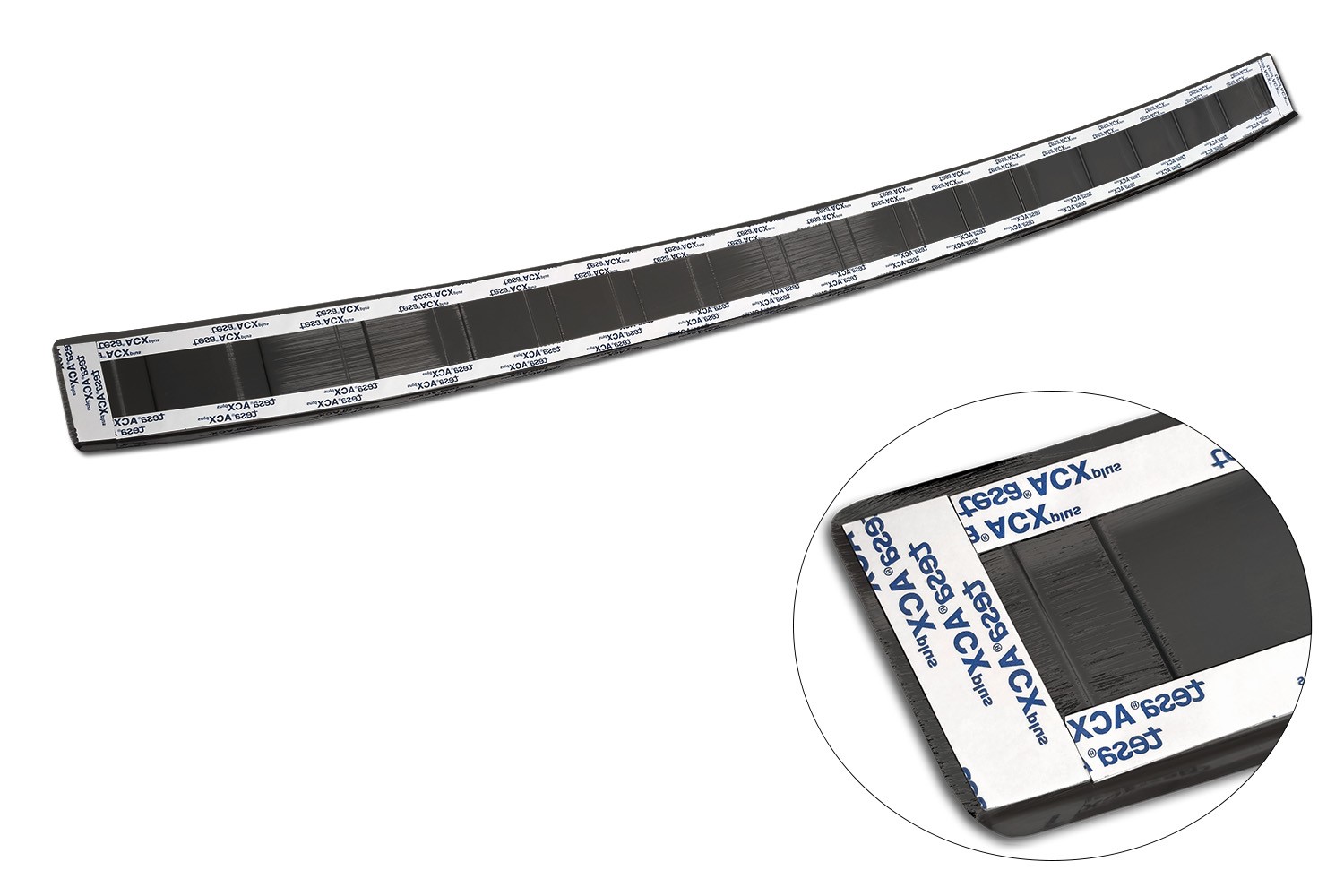 Rear bumper protector Kia Sportage V (NQ5) 2021-present stainless steel anthracite (6)