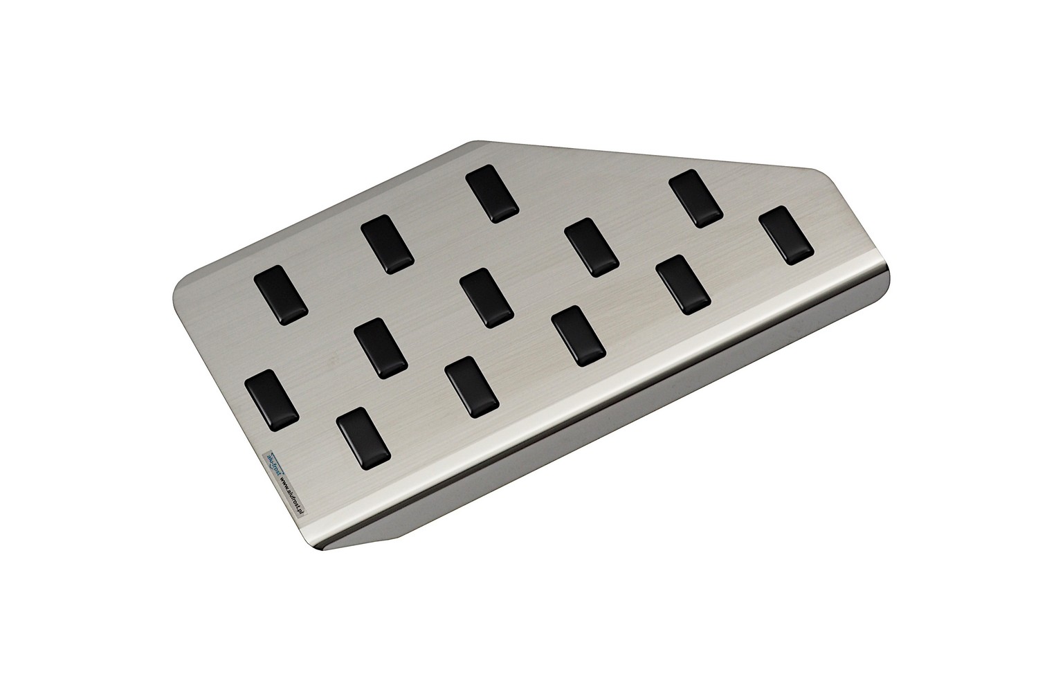 Foot rest trim suitable for Kia EV6 2021-present stainless steel brushed
