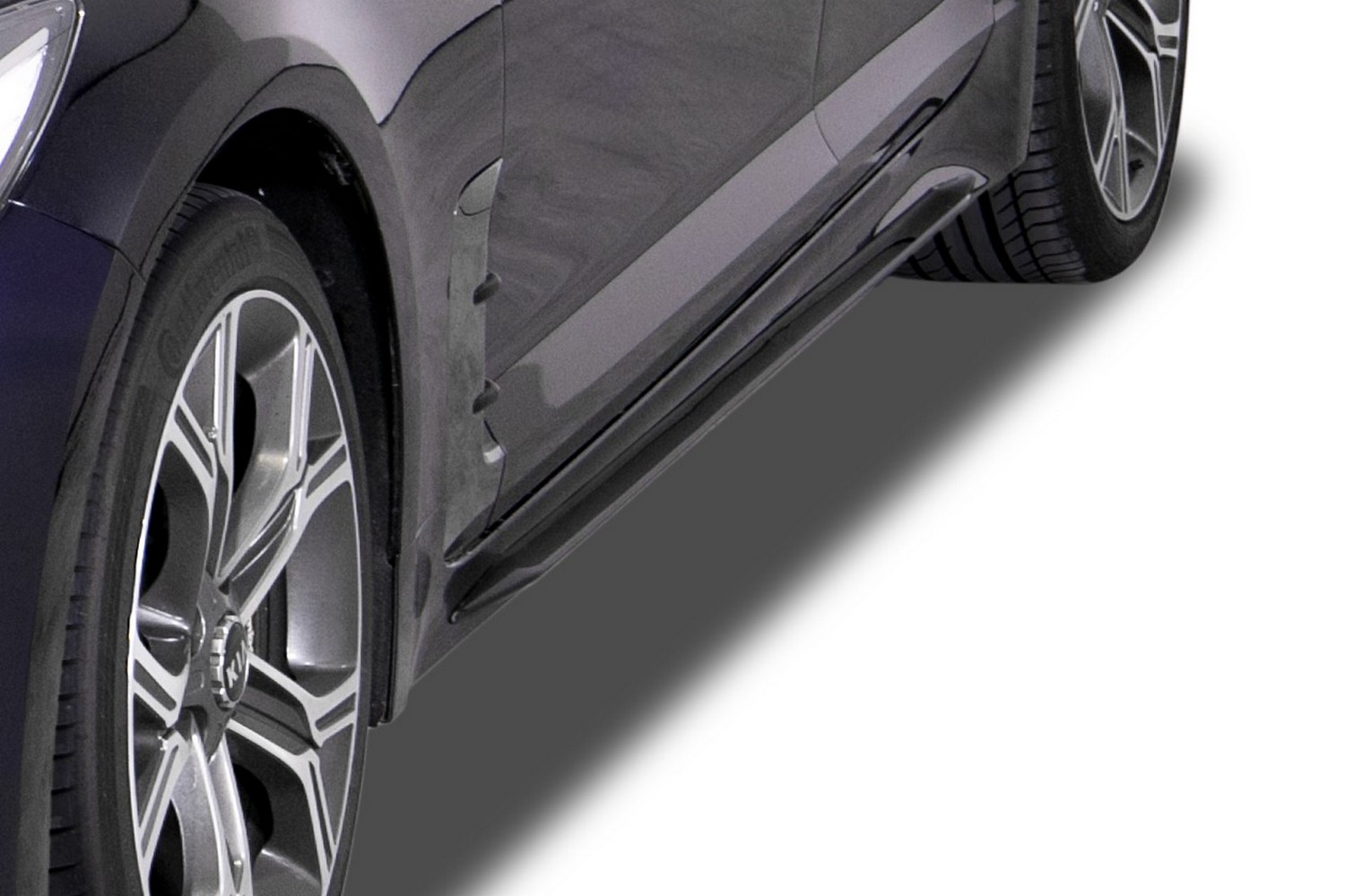 Jupes latérales convient à Kia Stinger (CK) 2017-présent 4 portes tricorps &#34;Slim&#34; ABS
