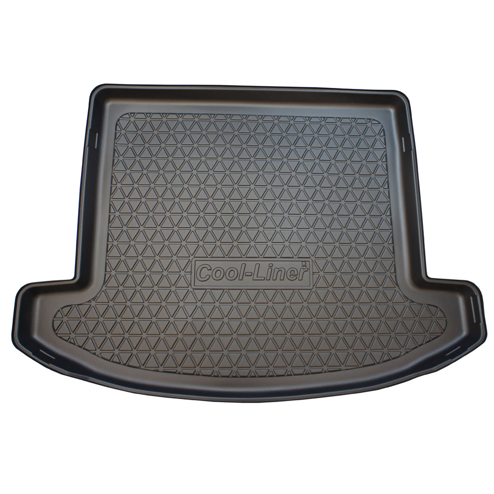  Tapis Cuir de Coffre Arrière de Voiture pour KIA Carens(5seats)  2013-2016 Bac De Coffre Coussin De Protection AntidéRapant Tapis Couverture  IntéRieure Accessoires,C-High Side