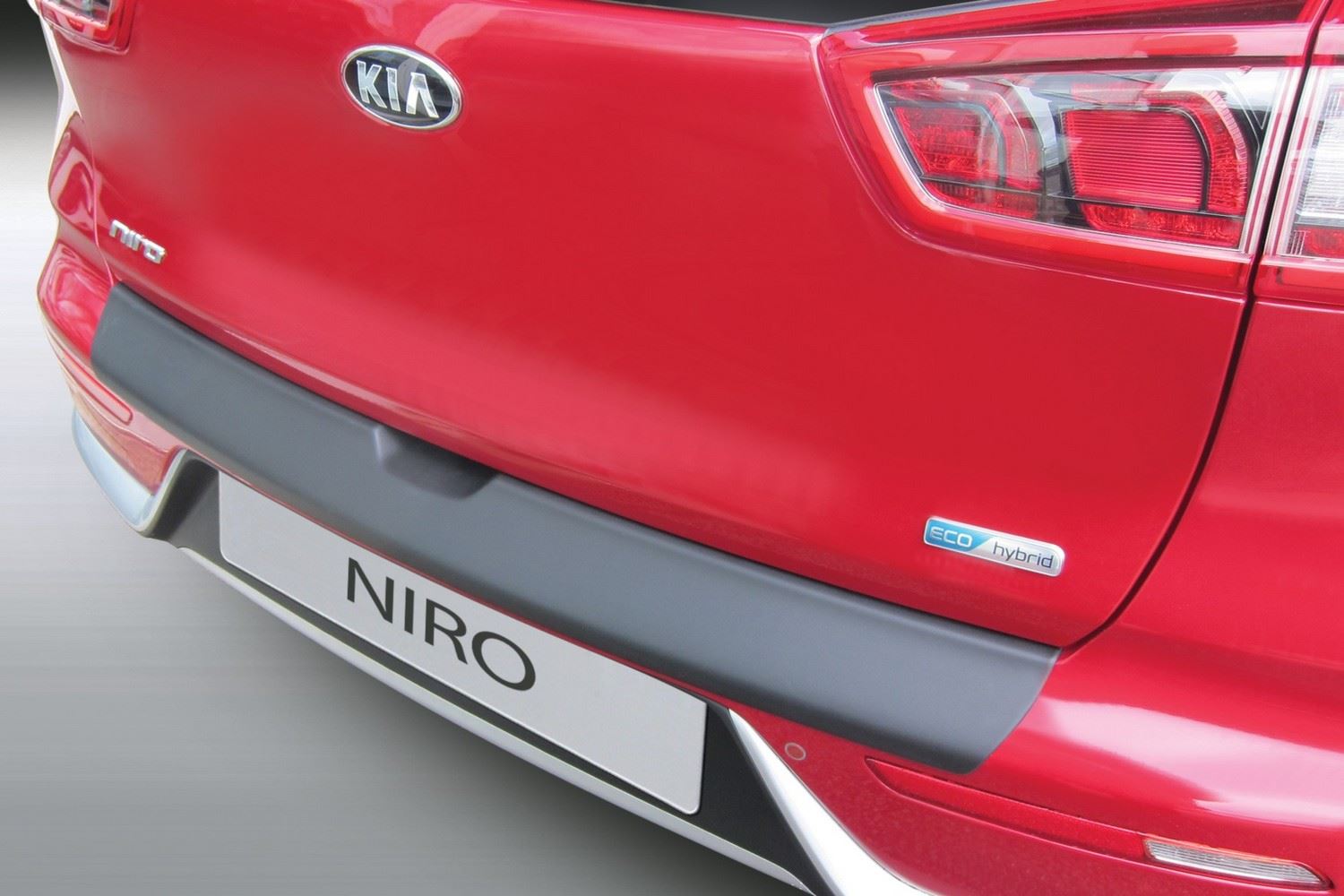 Rear bumper protector suitable for Kia Niro (DE) 2016-2022 ABS - matt black
