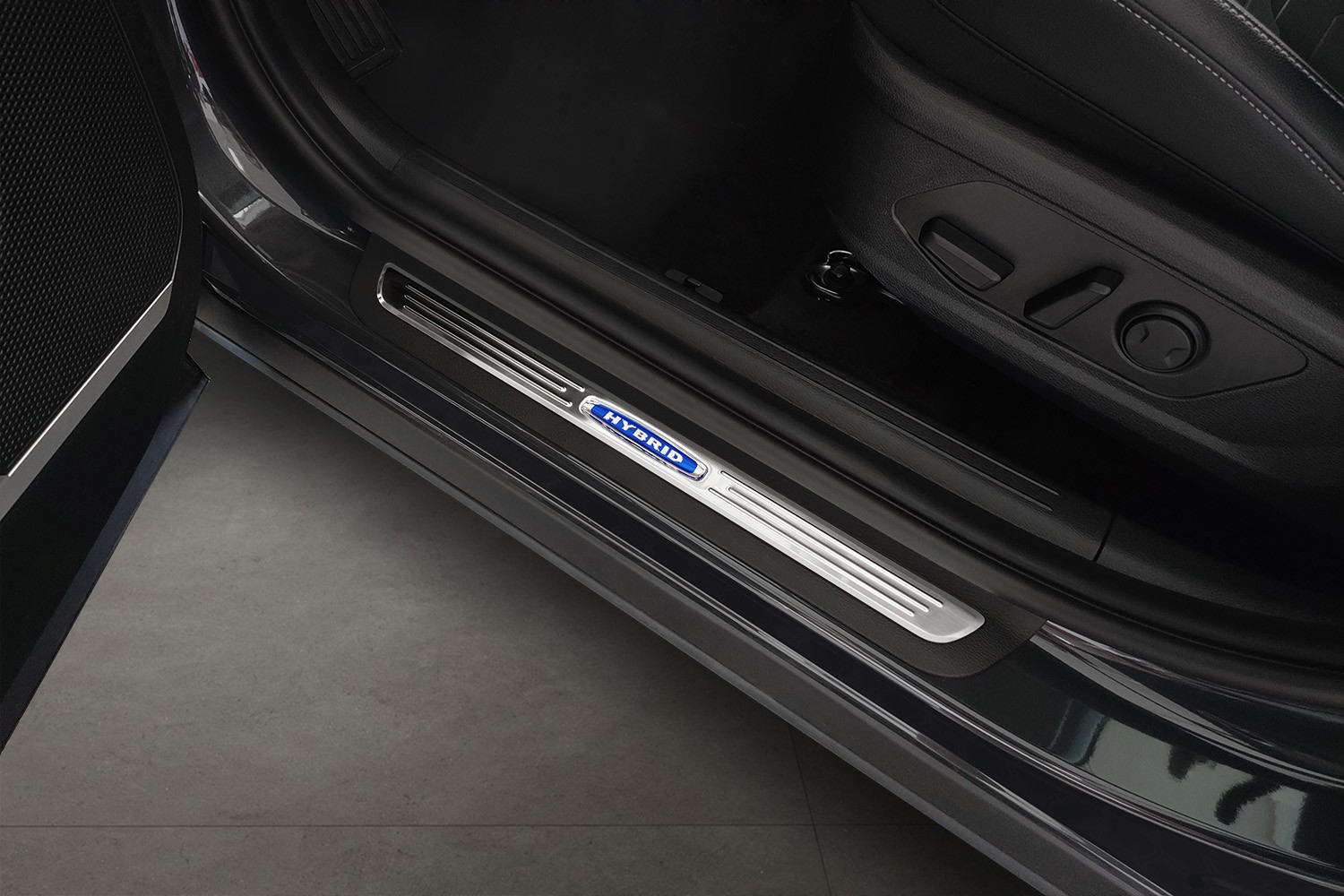 Door sill plates suitable for Kia Sportage V (NQ5) 2021-present stainless steel brushed 2 pieces