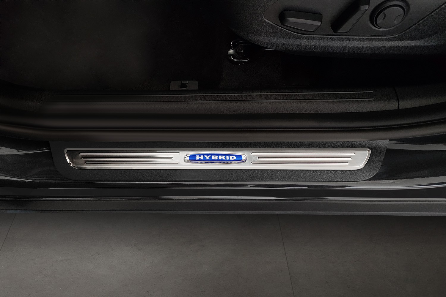 Door sill plates Kia Sportage V (NQ5) 2021-present stainless steel 2 pieces (2)