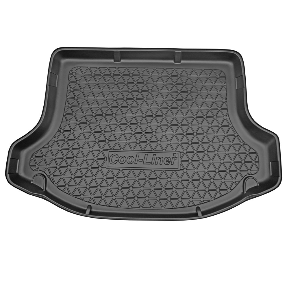 carmats4u Tailored Boot Liner/Mat/Tray for Sportage III 2010-2015 & Removable Anti-Slip Anthracite Carpet Insert 