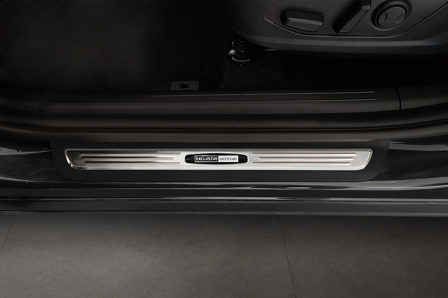 Door sill plates suitable for Kia Sportage V (NQ5) 2021-present stainless steel brushed 2 pieces