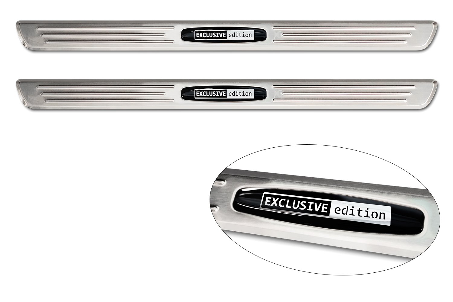 Door sill plates Kia Sportage V (NQ5) 2021-present stainless steel 2 pieces (6)