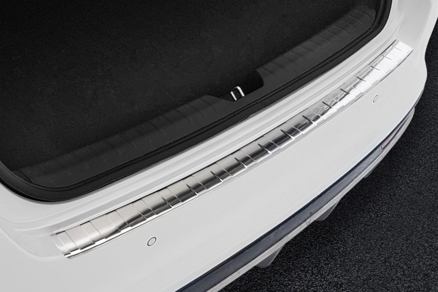 Rear bumper protector Kia Optima (JF) stainless steel CPE