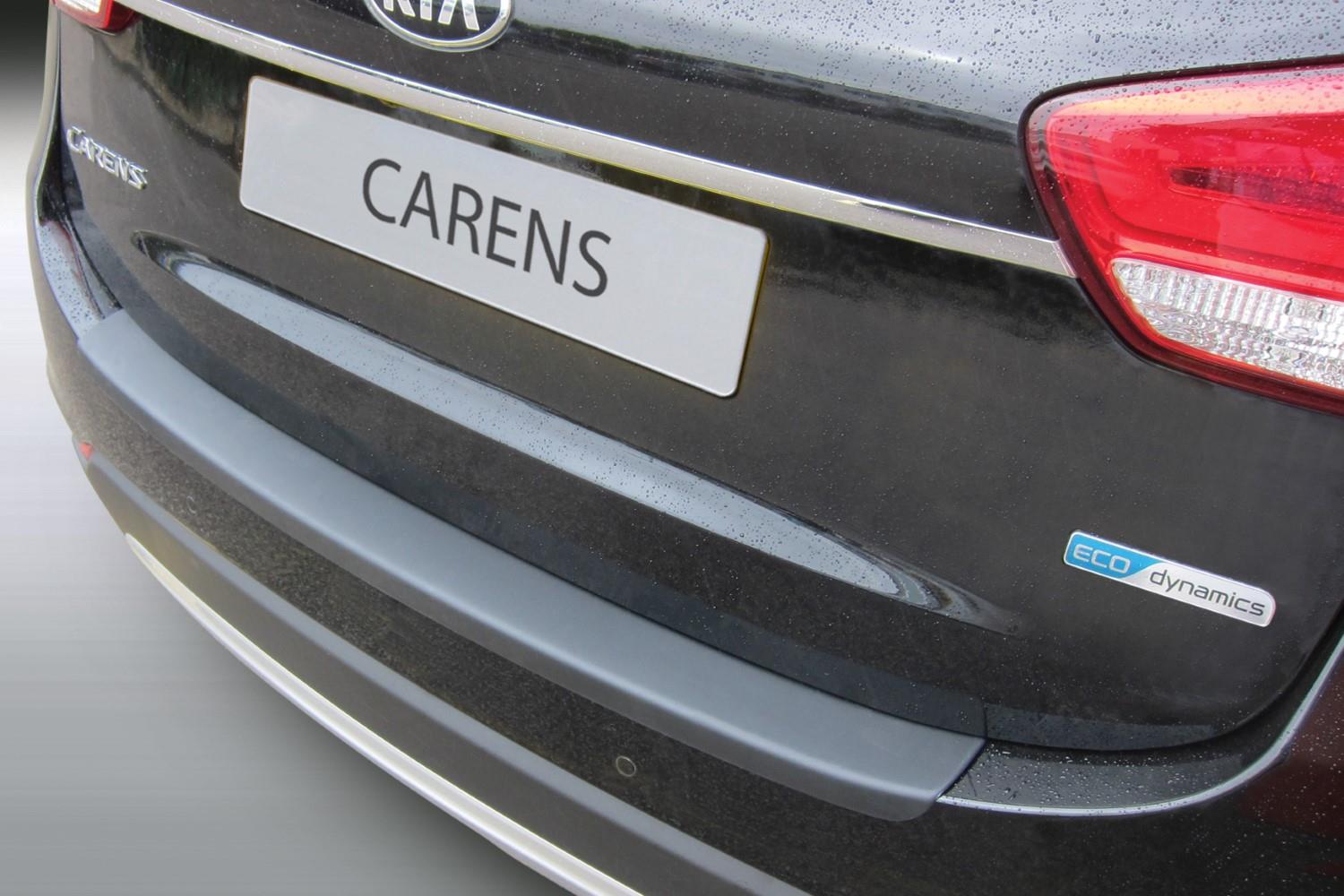 Rear bumper protector Kia Carens IV (RP) 2016-2018 ABS - carbon look