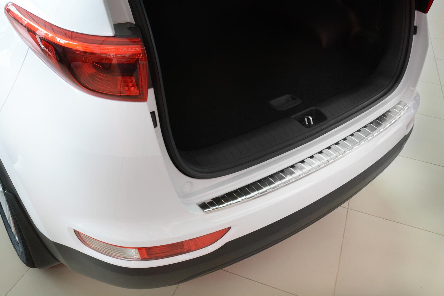 Kia Sportage IV (QL) 2015-> rear bumper protector stainless steel (KIA5SPBP) (3)