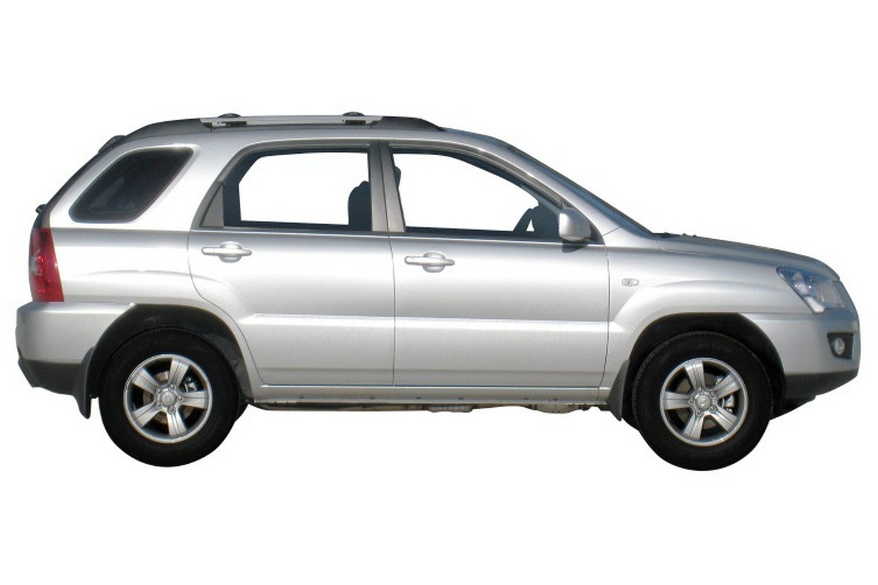 Roof bars Kia Sportage II (JE) 2004-2010   Yakima Whispbar Rail Bar - KIA5SPWR (2)